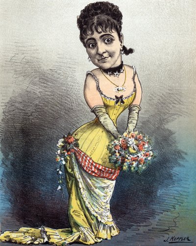 Adelina Patti, the Everlasting Prima-donna by Joseph Keppler